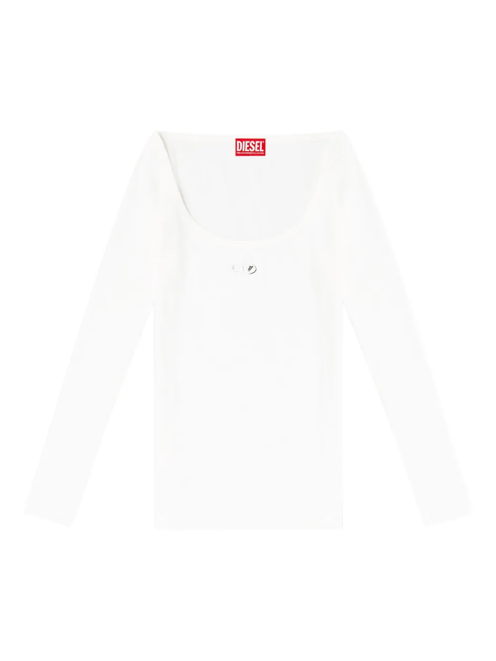 Diesel T-bal-od T-shirt In White