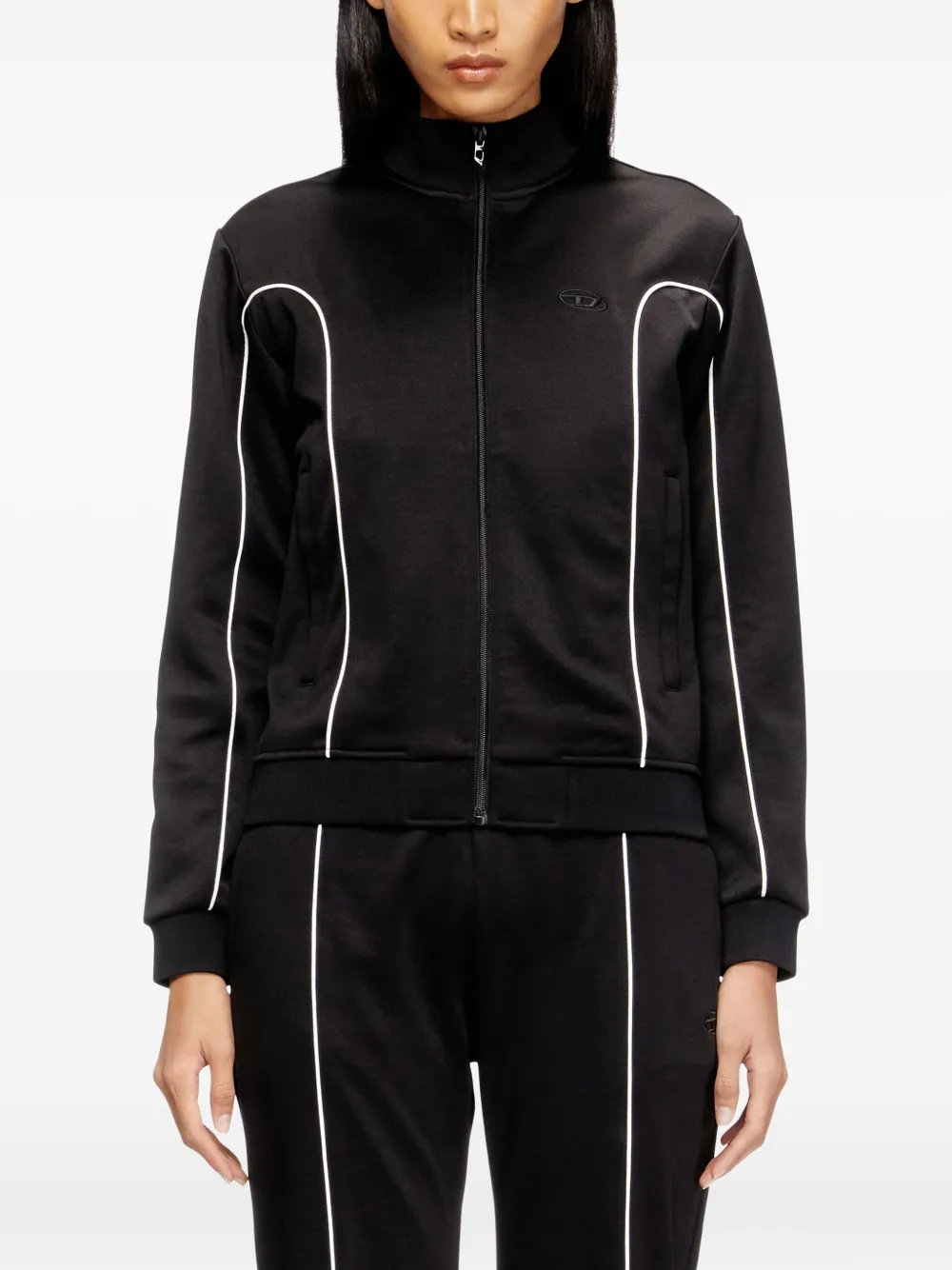 Diesel F-locking-od Sweatshirt In Black