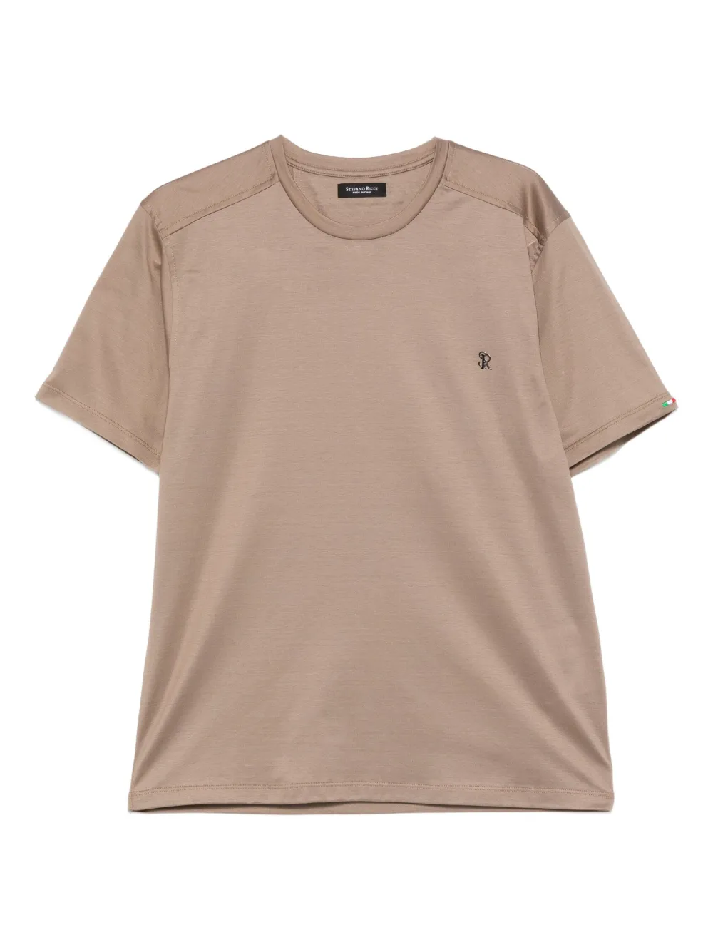 Stefano Ricci t-shirt en coton à col rond | marron | Image 1