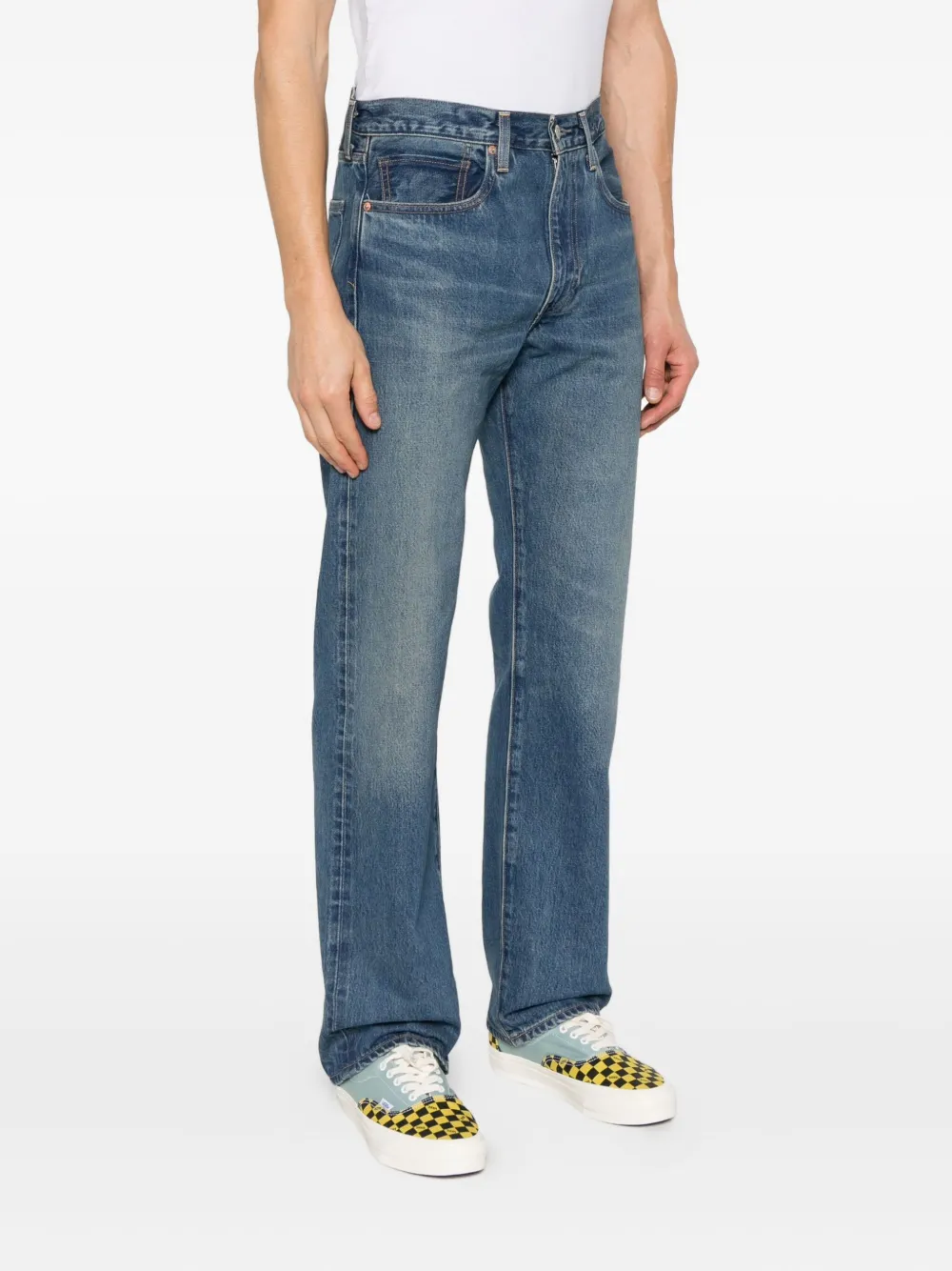 Levi's Jeans met logopatch Blauw