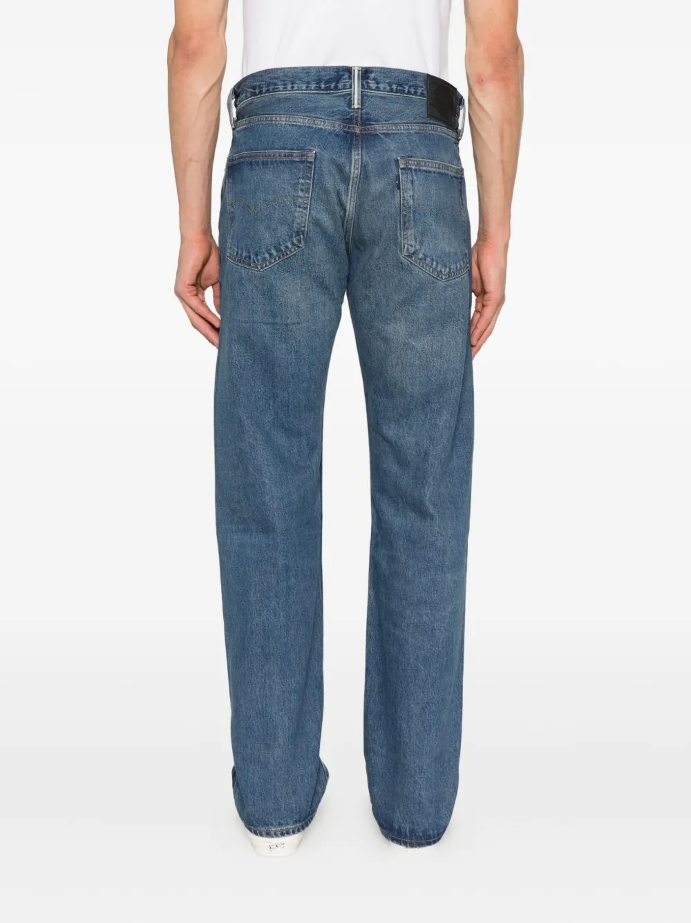 Levi's Logo-patch Jeans In Blue