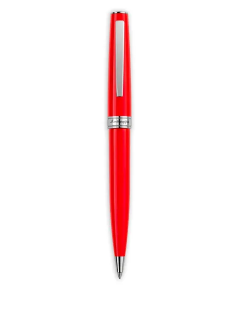 Montegrappa bolígrafo de acero inoxidable