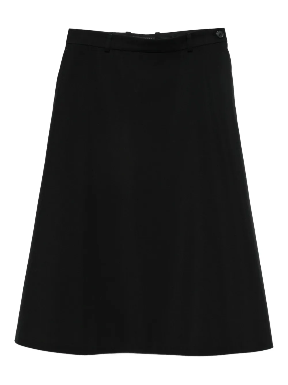 Balenciaga buttoned wool skirt | Black | Image 1