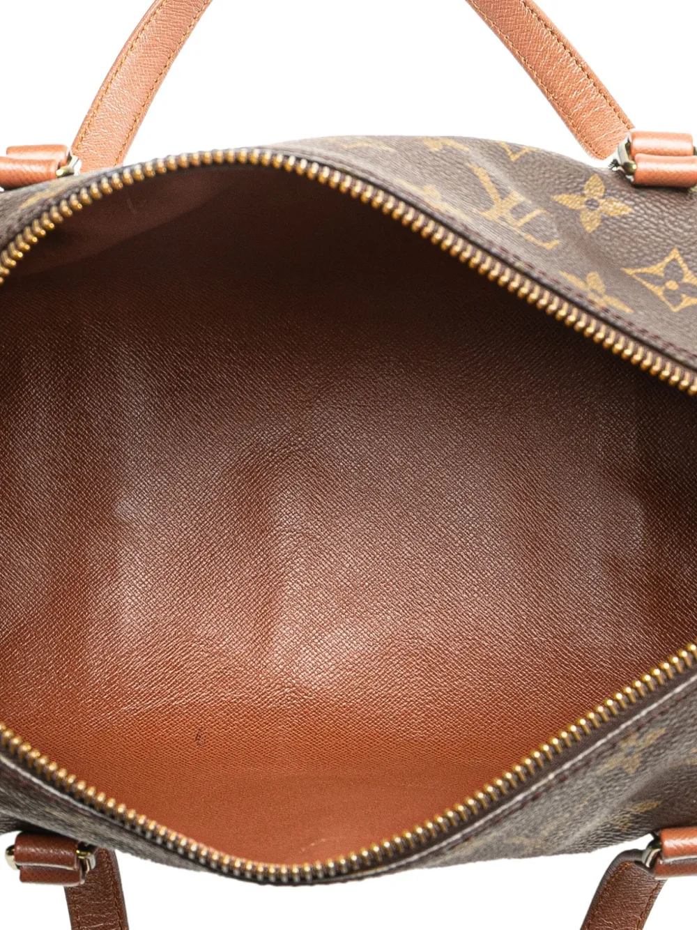 Pre-owned Louis Vuitton 1992 Monogram Papillon 30 Handbag In Brown