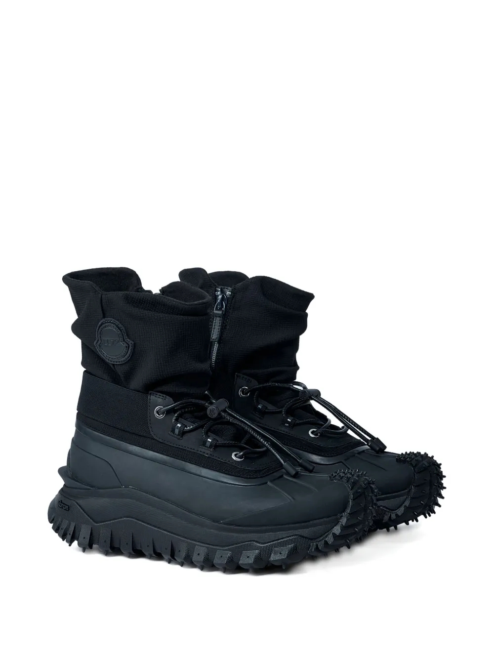 Moncler X Ee72 By Edward Enninful Trailgrip Urban Storm Boots In Black