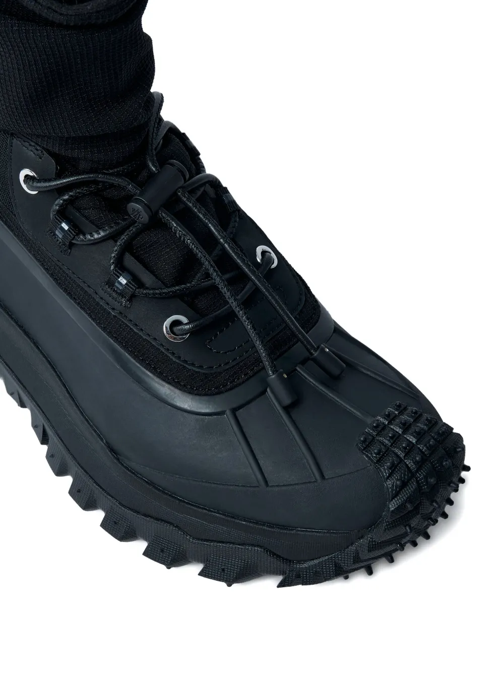 Moncler X Ee72 By Edward Enninful Trailgrip Urban Storm Boots In Black