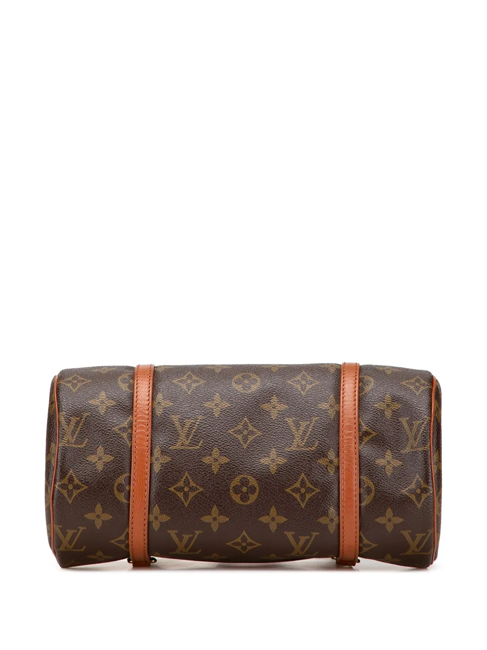 Pre-owned Louis Vuitton 1988 Monogram Papillon 26 Handbag In Brown