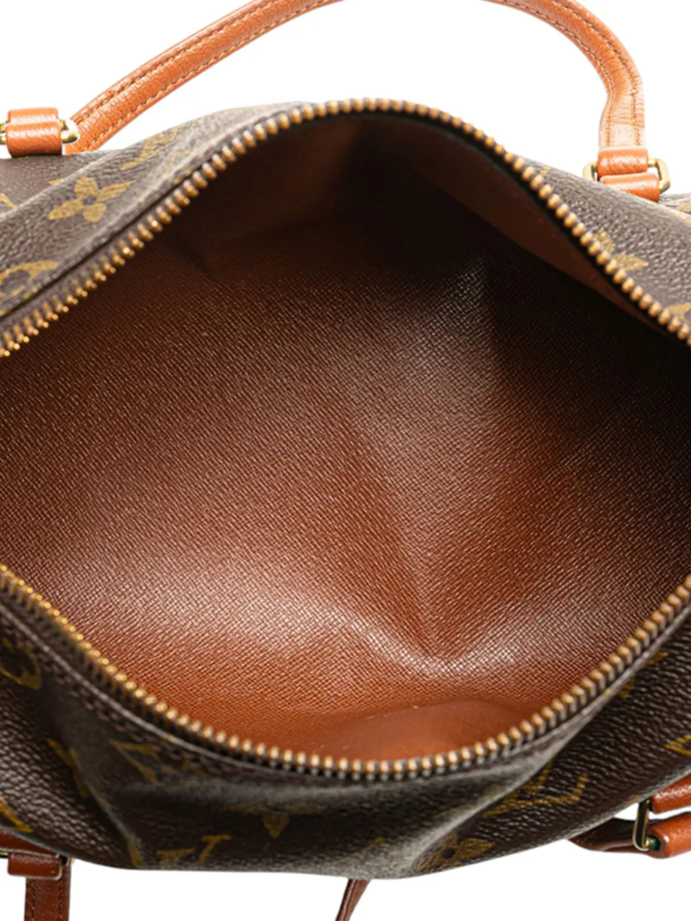Pre-owned Louis Vuitton 1988 Monogram Papillon 26 Handbag In Brown