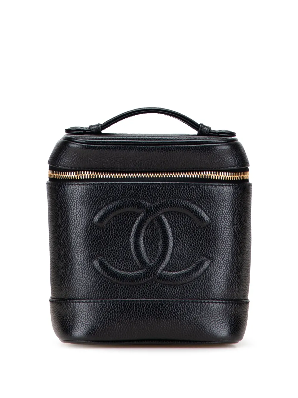 CHANEL Pre-Owned 2000-2002 CC Caviar vanity bag | Black | Image 1