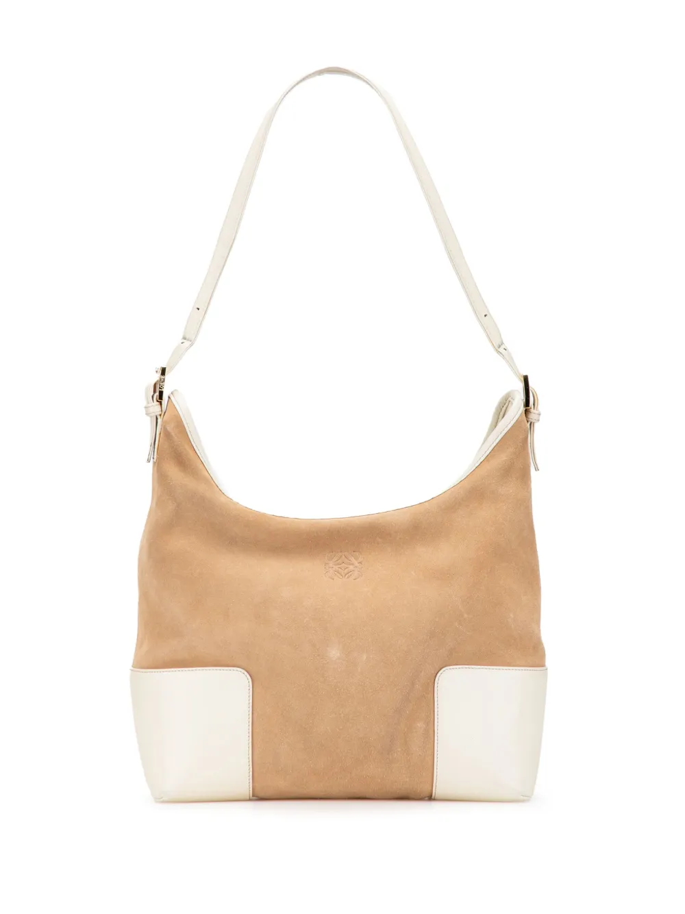 Loewe Pre-Owned 2010-2025 Suede Anagram shoulder bag | Brown | Image 1