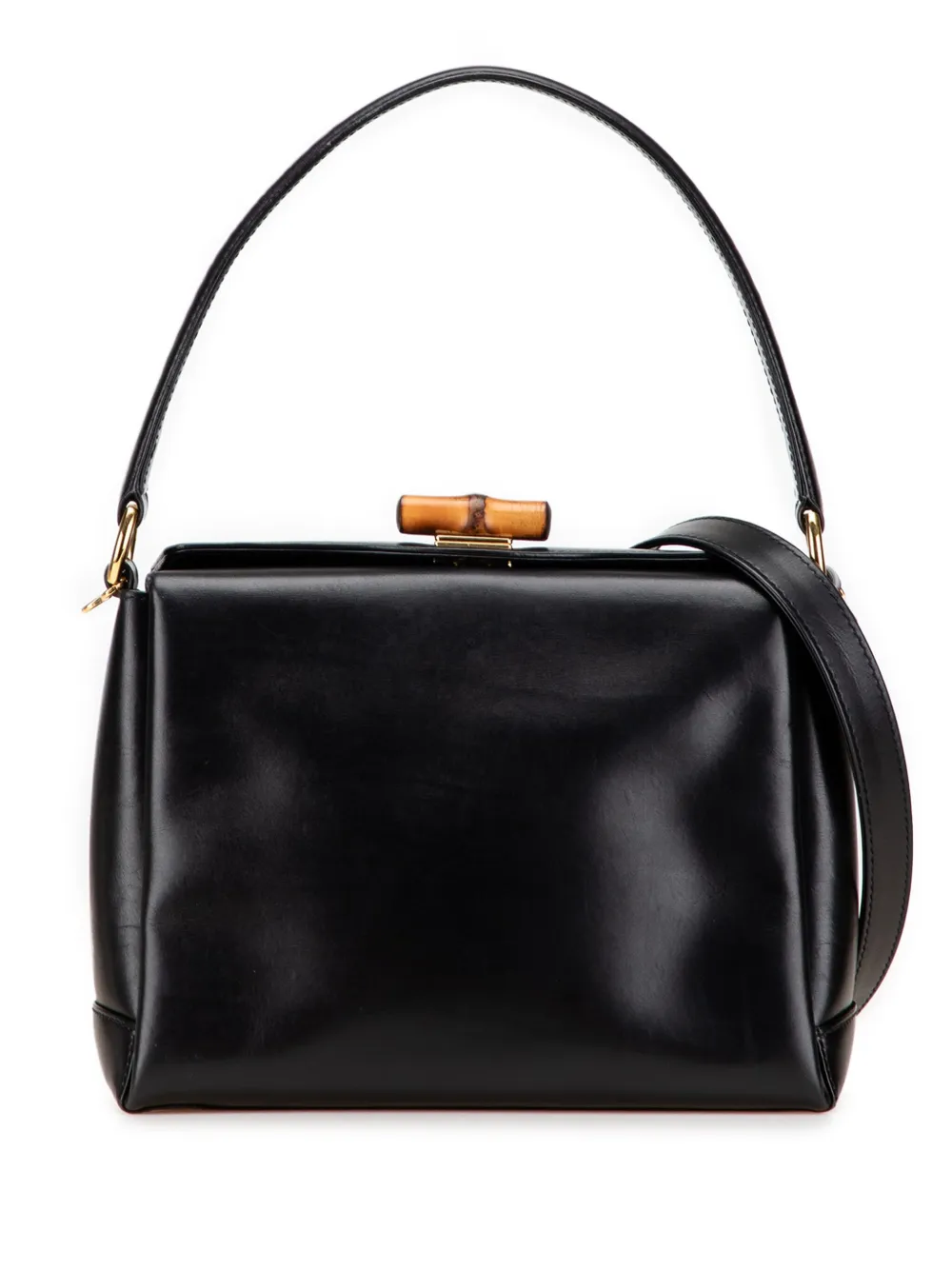 Gucci Pre-Owned 20th Century Leather Bamboo satchel | Black | Image 1