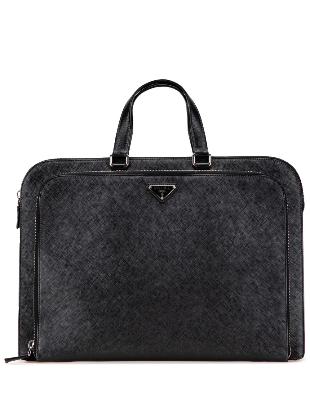Prada Pre-Owned 2013-2025 Saffiano Travel Briefcase business bag | Black | Image 1