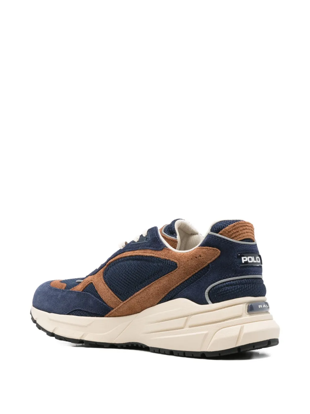 Polo Ralph Lauren Panelled Sneakers In Blue