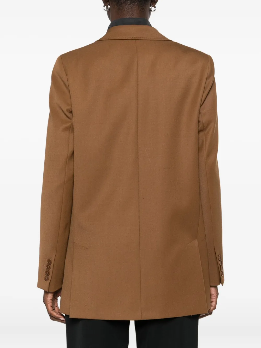 Max Mara Blazer met dubbele rij knopen Bruin