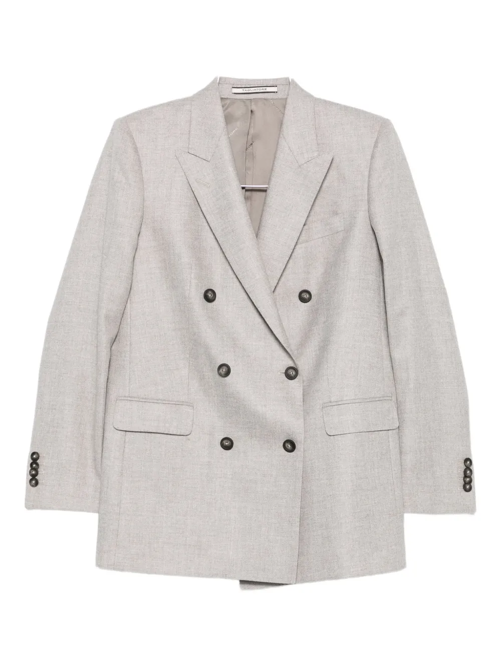 Tagliatore Jasmine Double-breasted Blazer In Gray