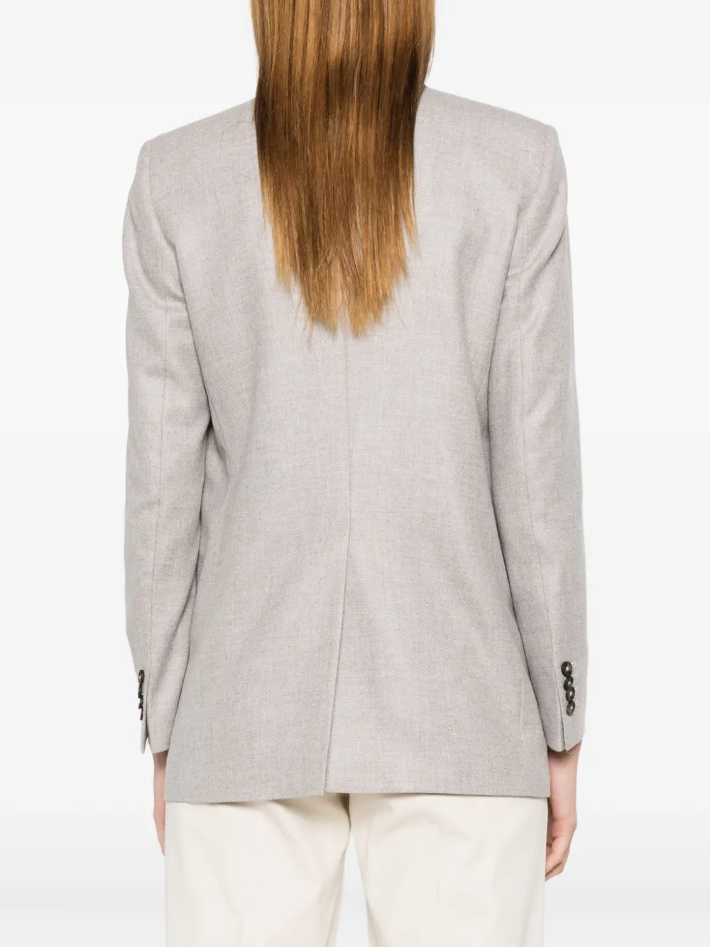 Tagliatore Jasmine Double-breasted Blazer In Gray