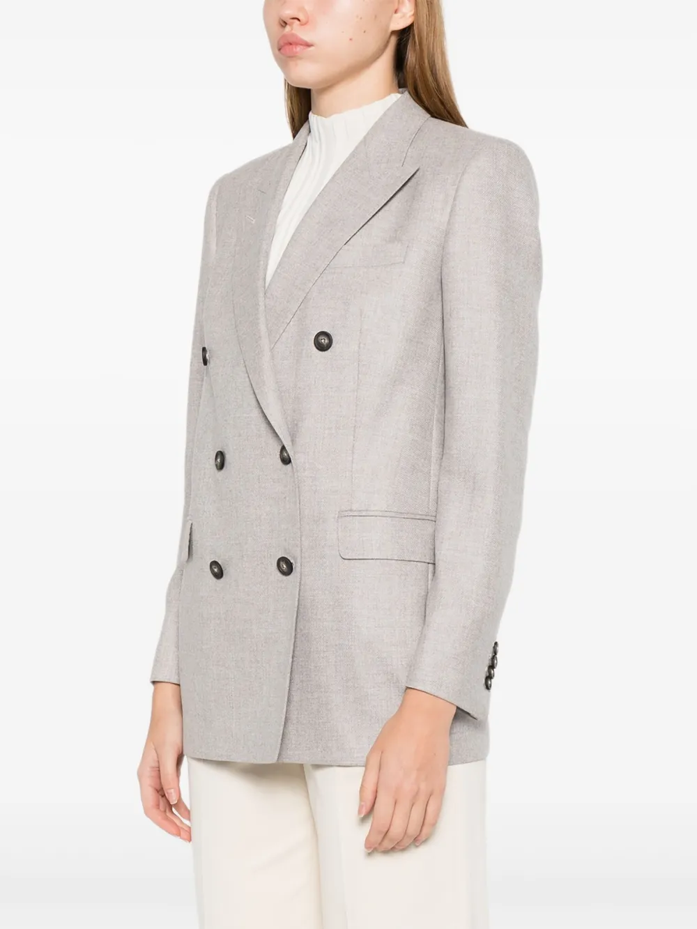 Tagliatore Blazer met dubbele rij knopen Grijs