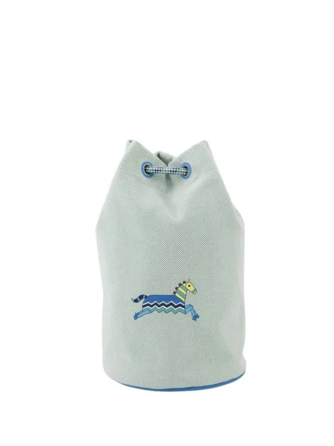Hermès Pre-Owned mochila Toile Embroidered Epopee Drawstring Duffle Bag 2021-2025