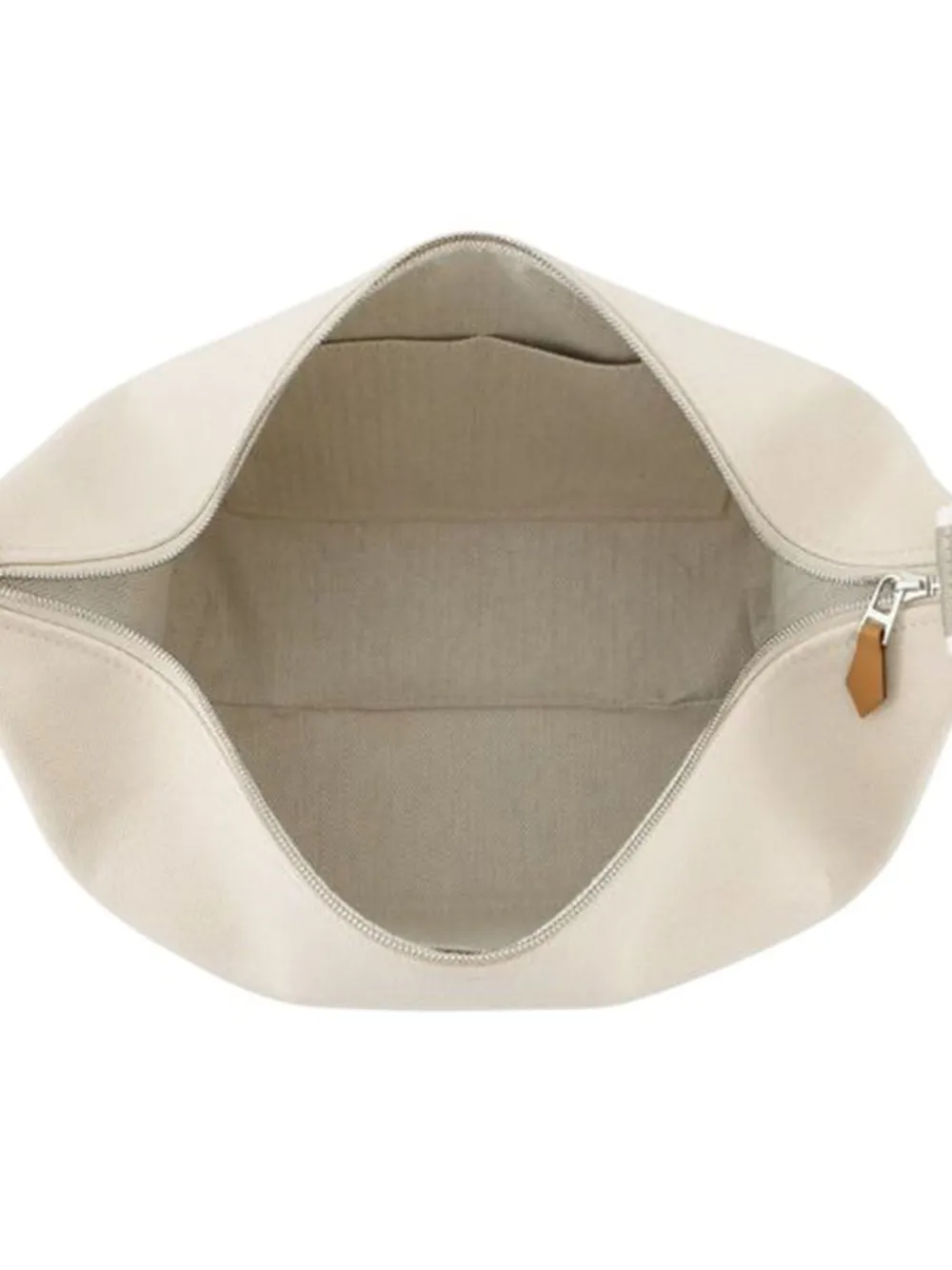 Pre-owned Hermes 2012-2025 Large Canvas Bride A Brac Case Vanity Bag In Brown