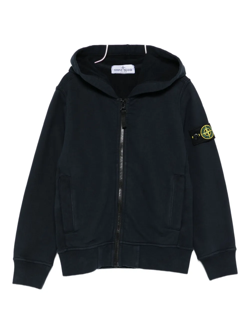 Stone Island Junior hooded zip-up sweatshirt | Blue | Image 1