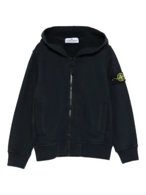 Stone Island Junior ロゴ スウェットシャツ | ブルー | FARFETCH JP