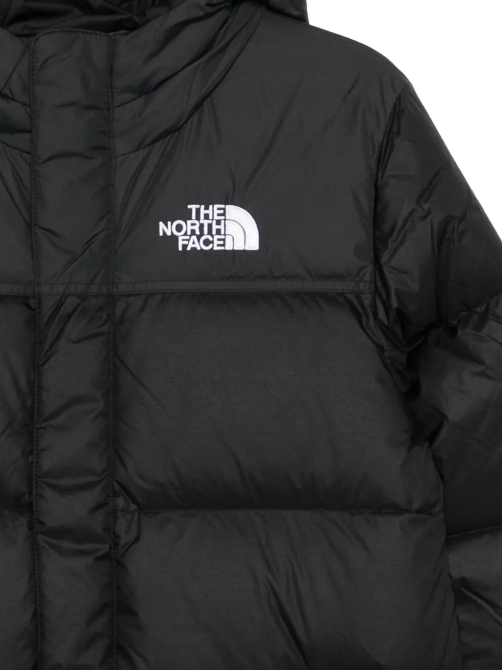 The North Face Kids Jas met capuchon en logodetail Zwart