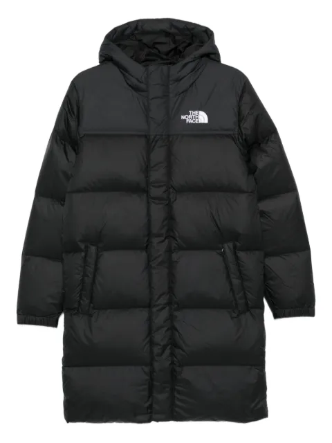 The North Face Kids logo-detail hooded coat