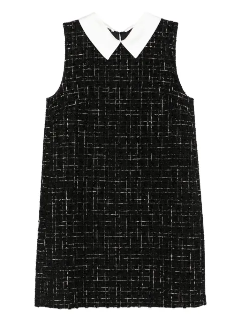 Cenere GB collared tweed dress