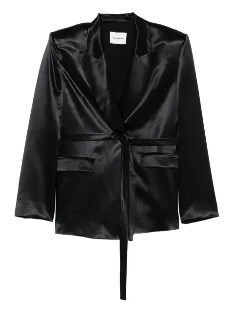 THE ANDAMANE blazer con moño en la cintura
