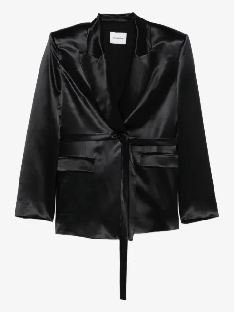 THE ANDAMANE tie-waist pocket blazer