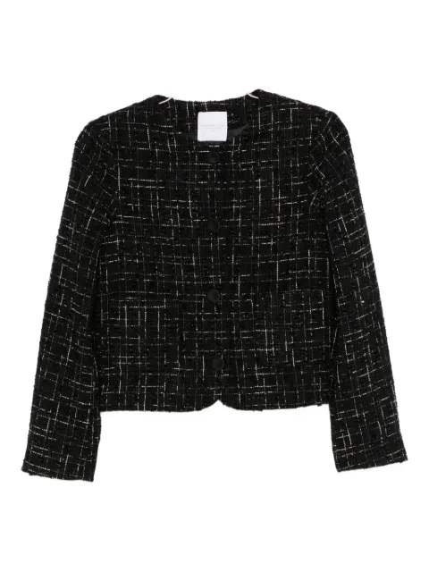 Cenere GB button-down tweed jacket