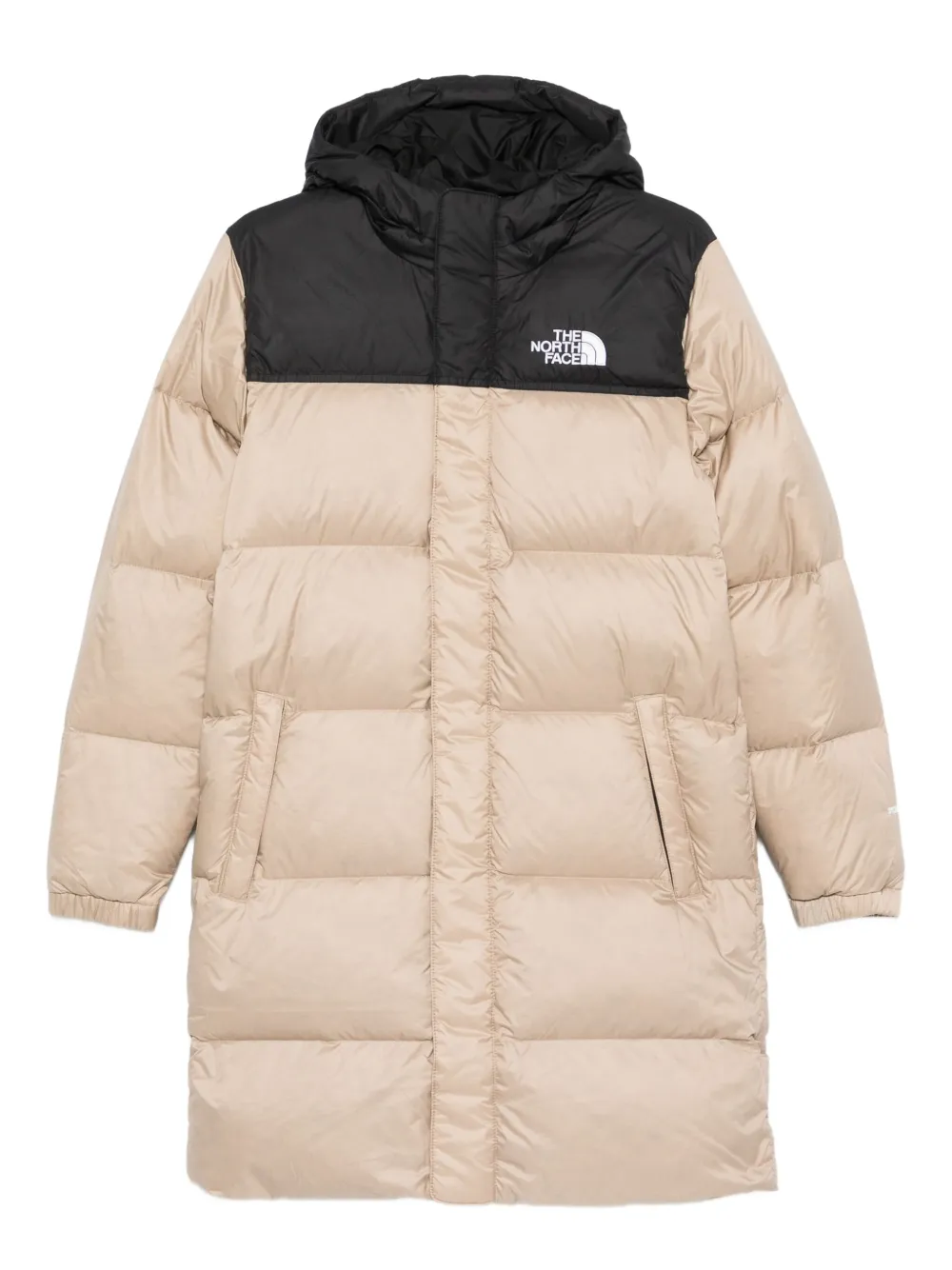 The North Face Kids logo-print padded coat - ニュートラル The North Face Kids logo-print padded coat - ニュートラル