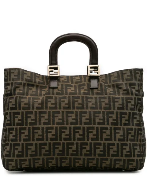 Fendi Pre-Owned tote Twins grande de lona Zucca del siglo XX