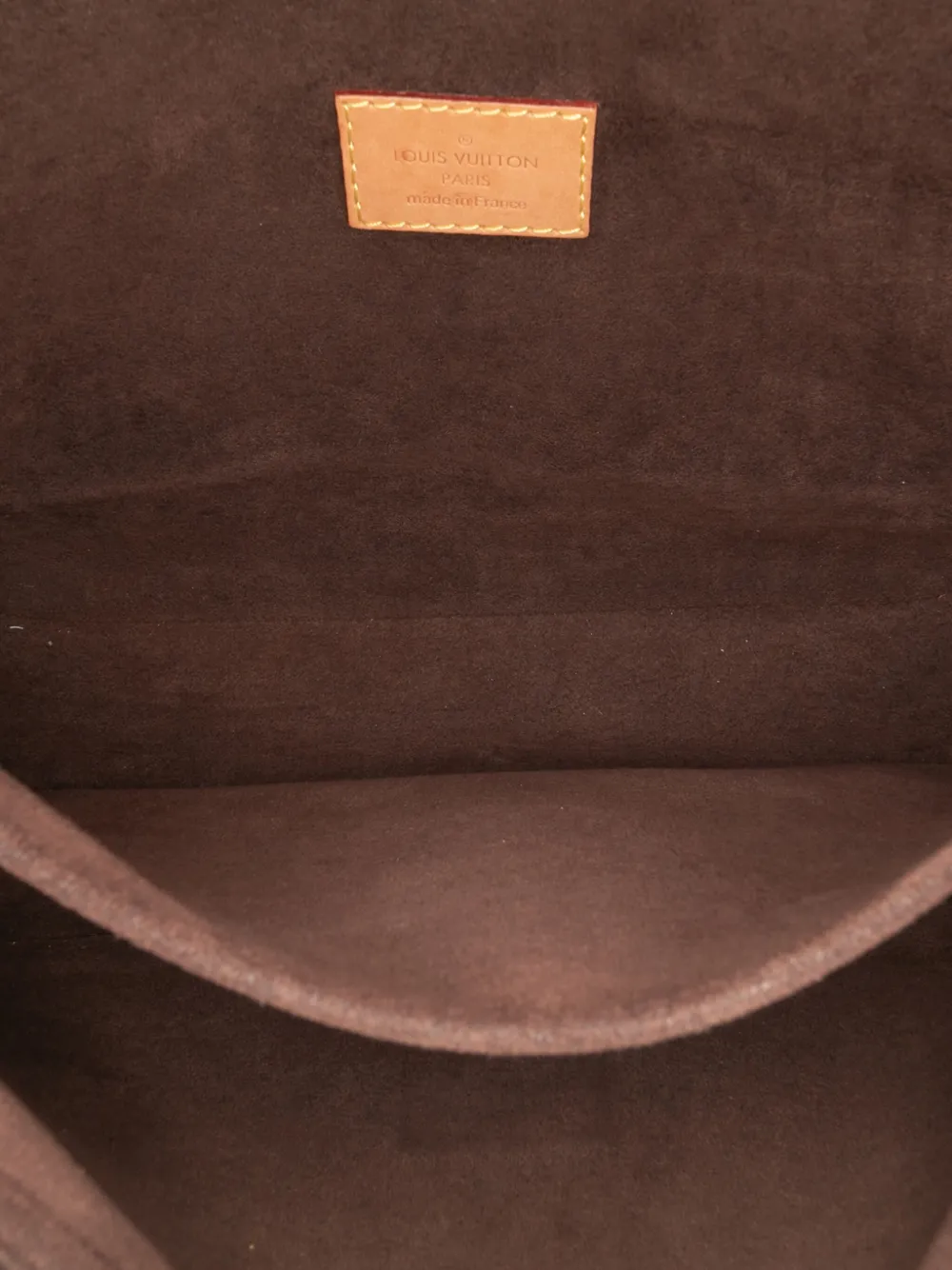 Pre-owned Louis Vuitton 2021-2025 Monogram Pochette Metis Satchel In Brown