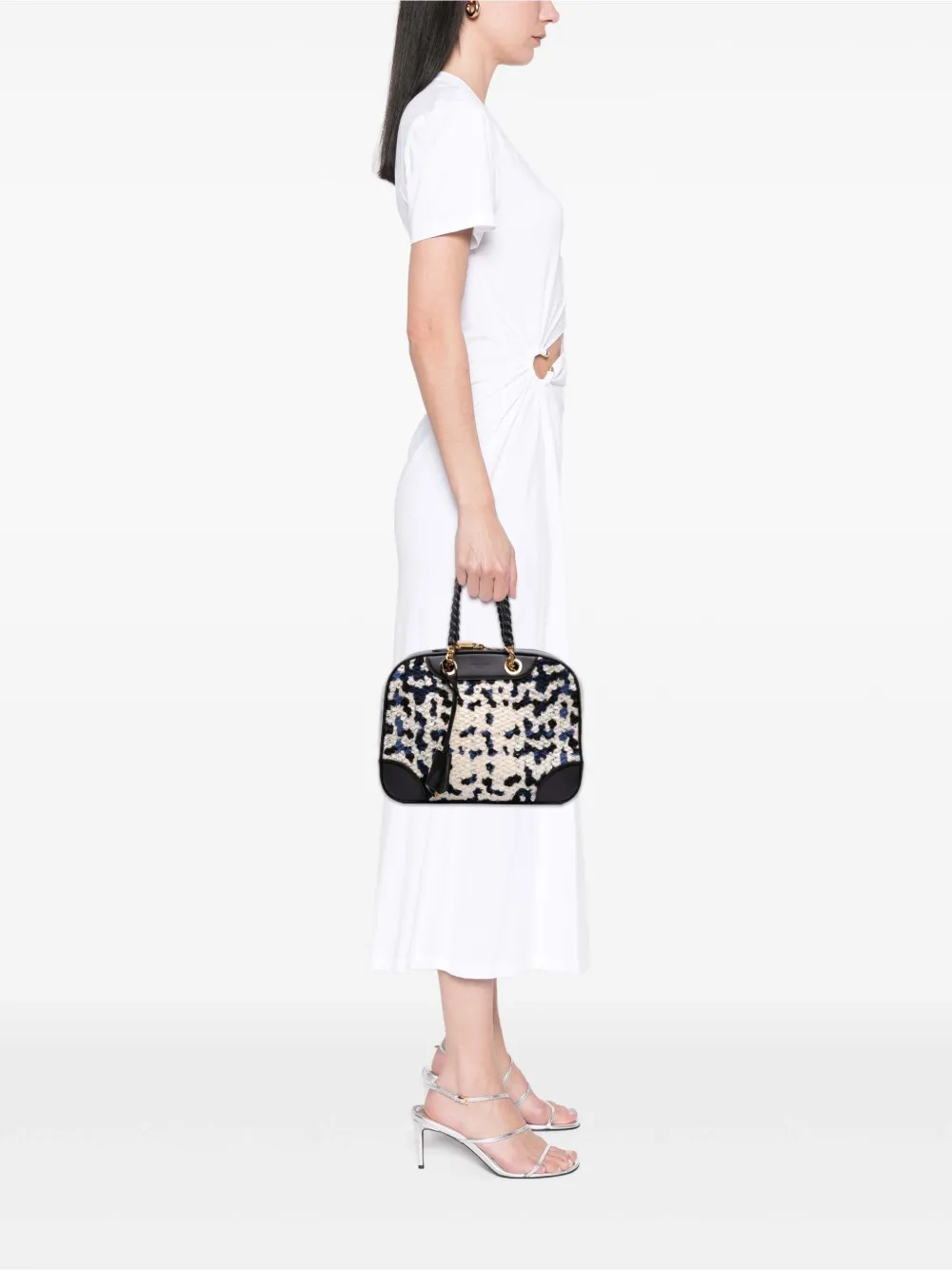 Louis Vuitton Pre-Owned 2014 Tweed Vanity Bowling Bag handbag | Pre-Owned | Image 2