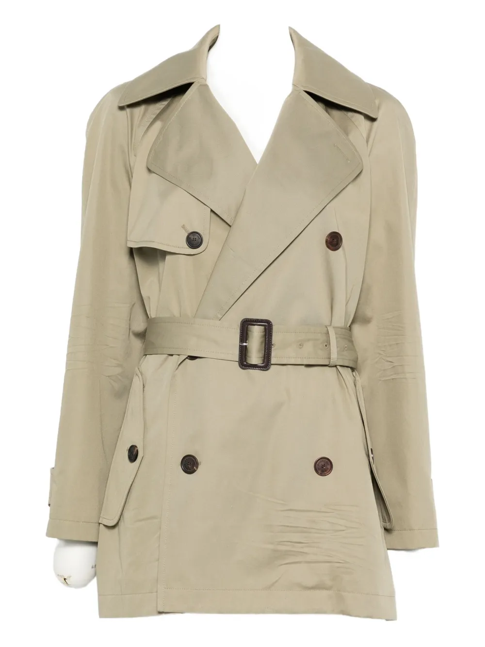 Balenciaga belted trench coat - Toni neutri