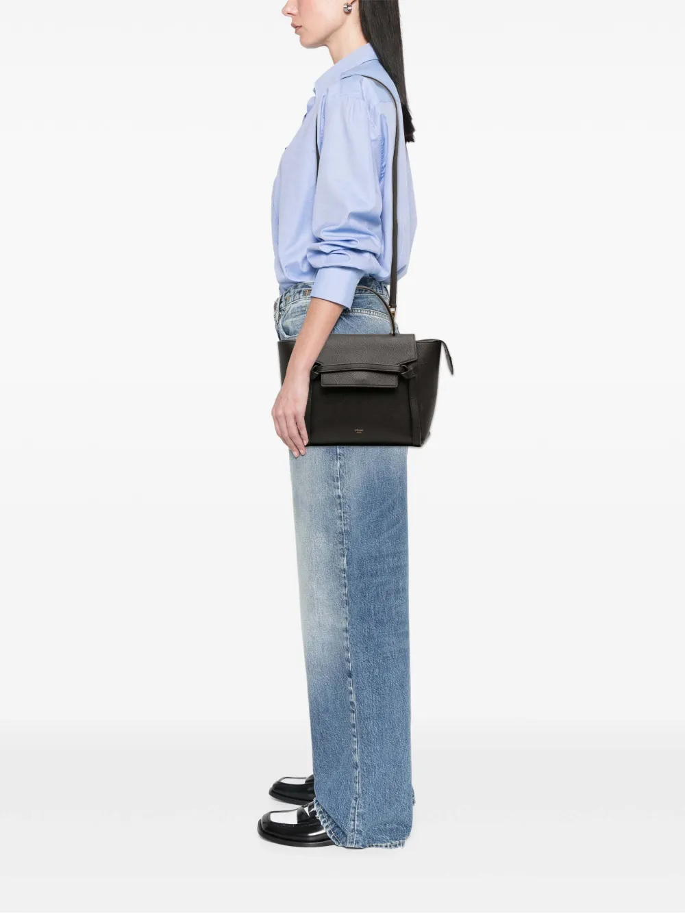 Celine Pre-Owned 2000-2025 Micro Grained Calfskin Belt Bag satchel | Pre-Owned | Image 2