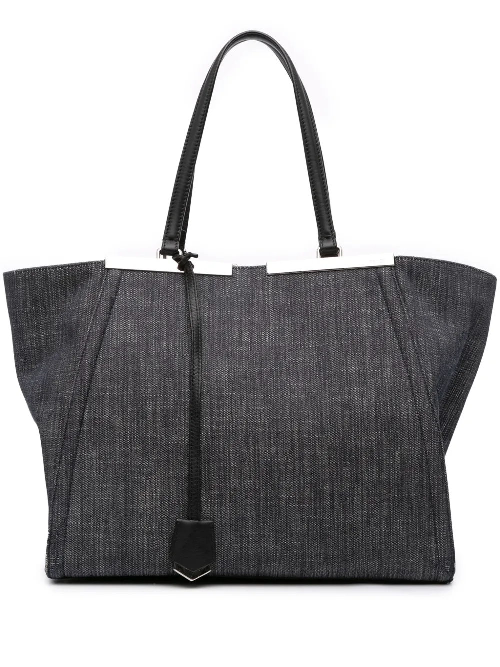 Джинсовая сумка-тоут 3Jours, бывшая в употреблении у Fendi 2010-2025
