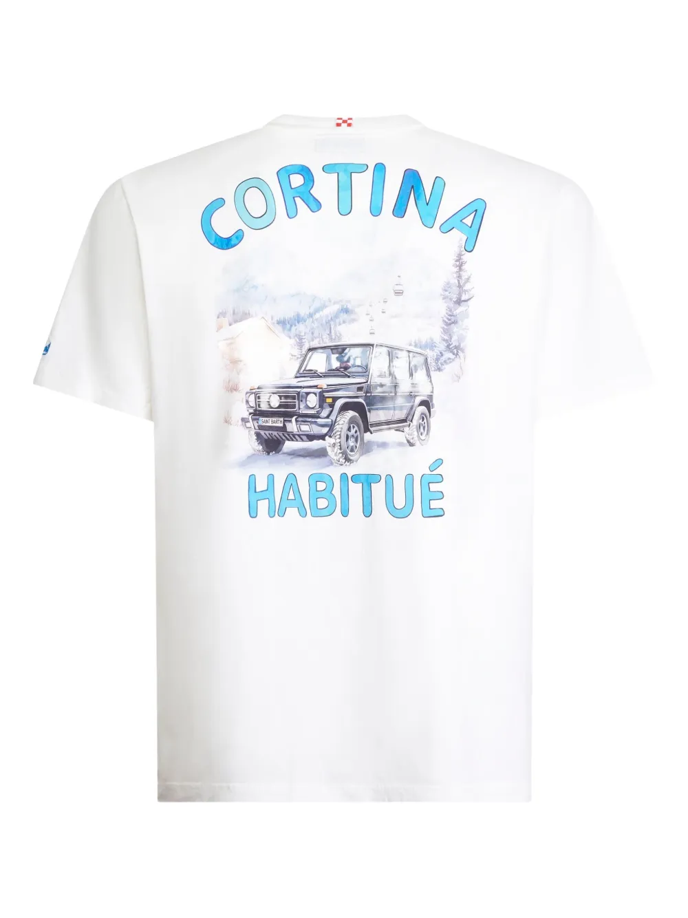 MC2 Saint Barth T-shirt met grafische print - Wit