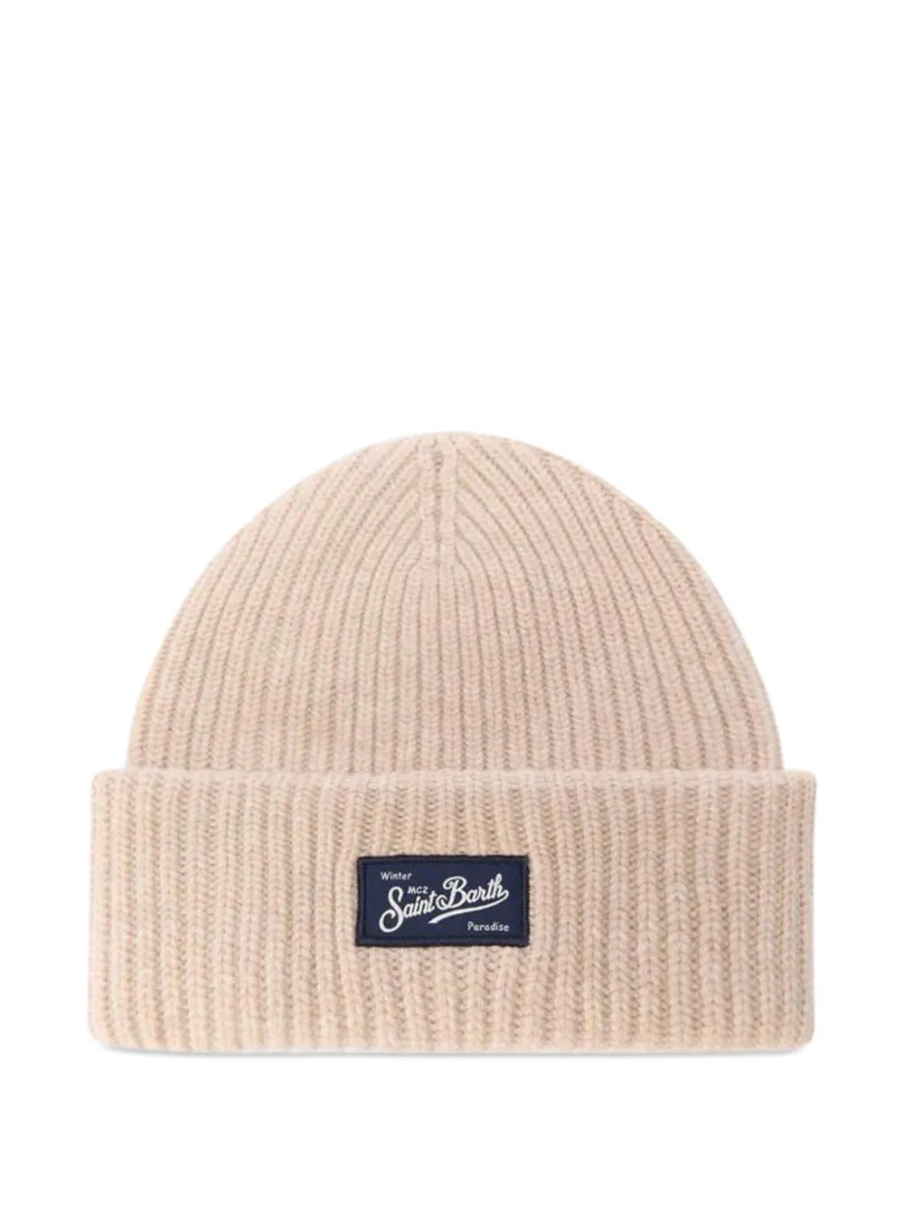 MC2 Saint Barth Berry ribbed beanie | tons neutres | Image 1