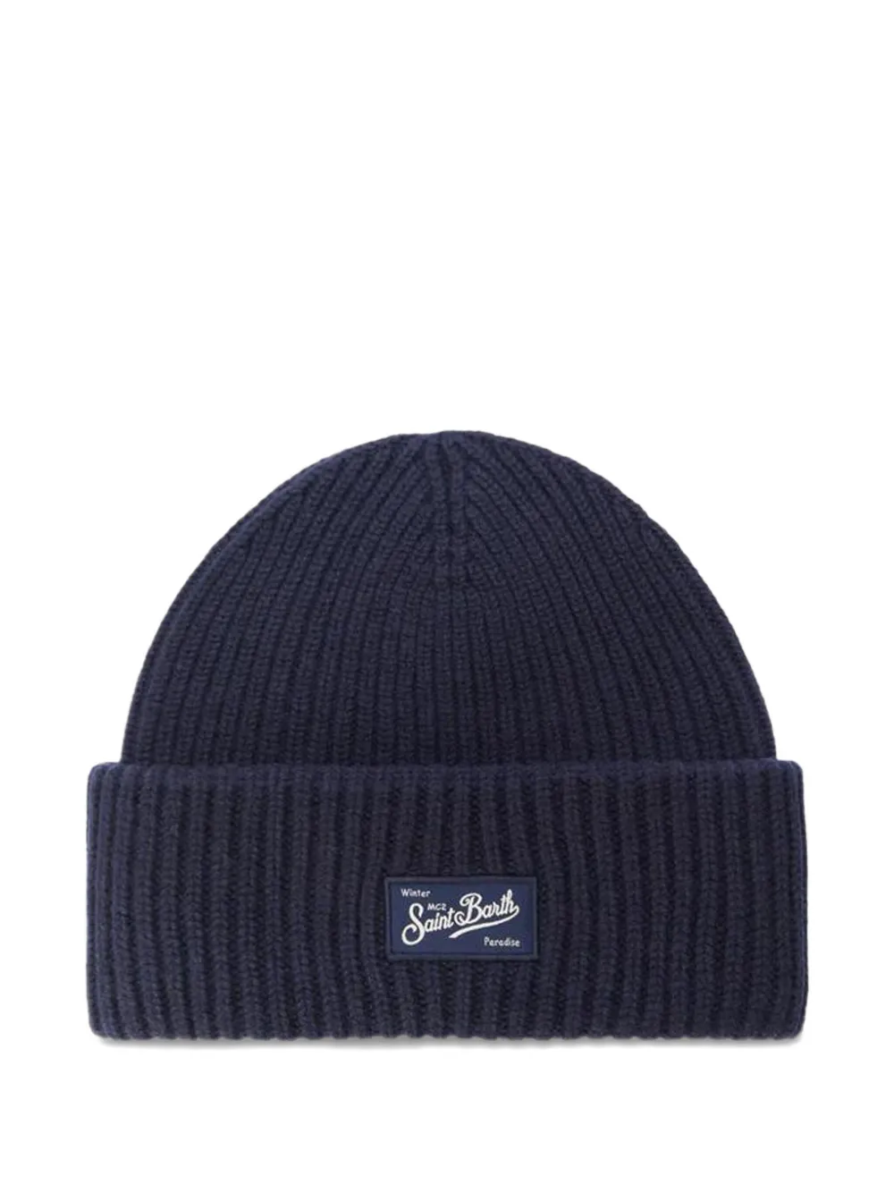 MC2 Saint Barth Berry ribbed beanie | Blue | Image 1