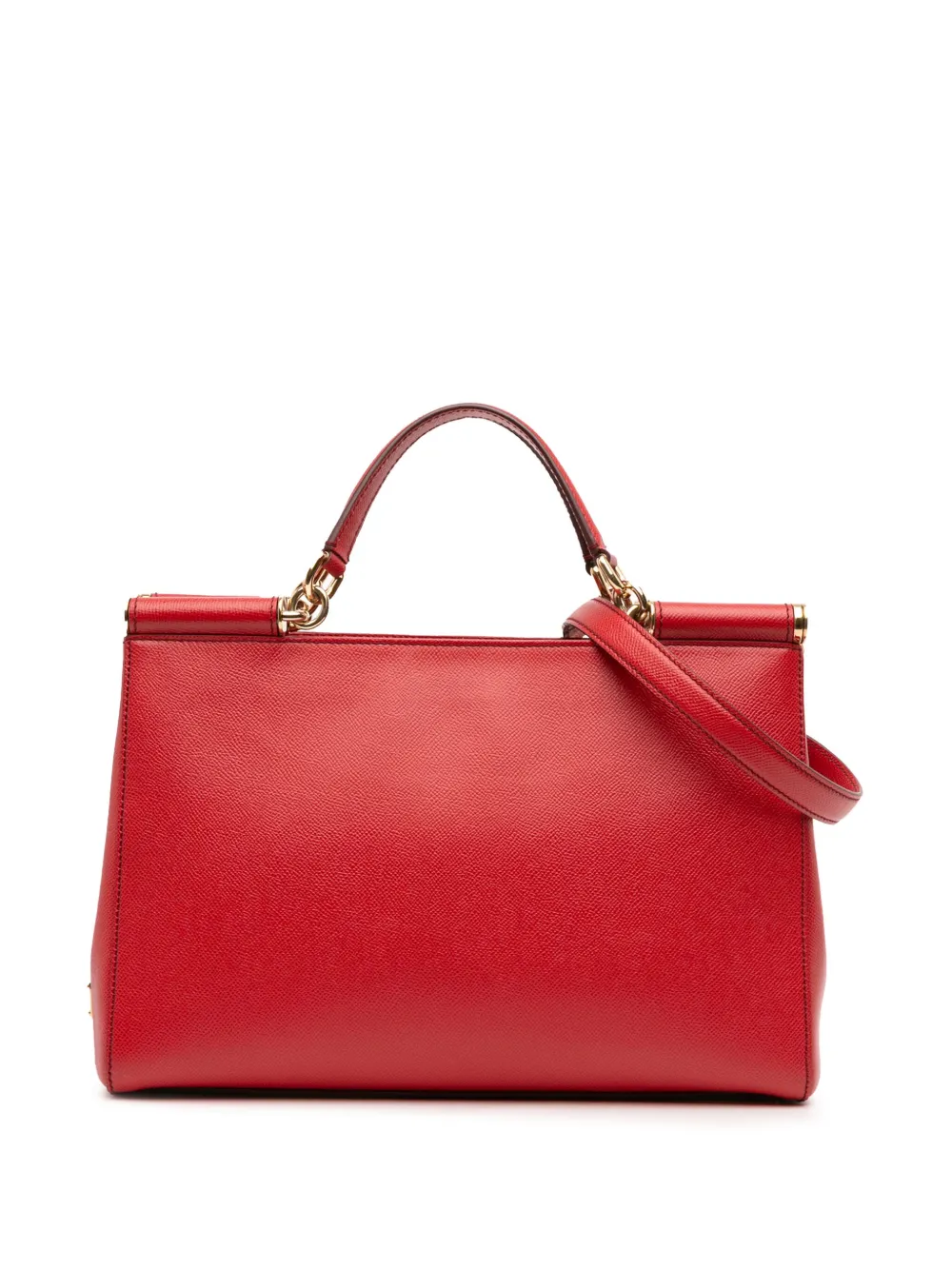 Dolce & Gabbana Pre-Owned 2009 Medium Leather Miss Sicily satchel | Red | Image 1