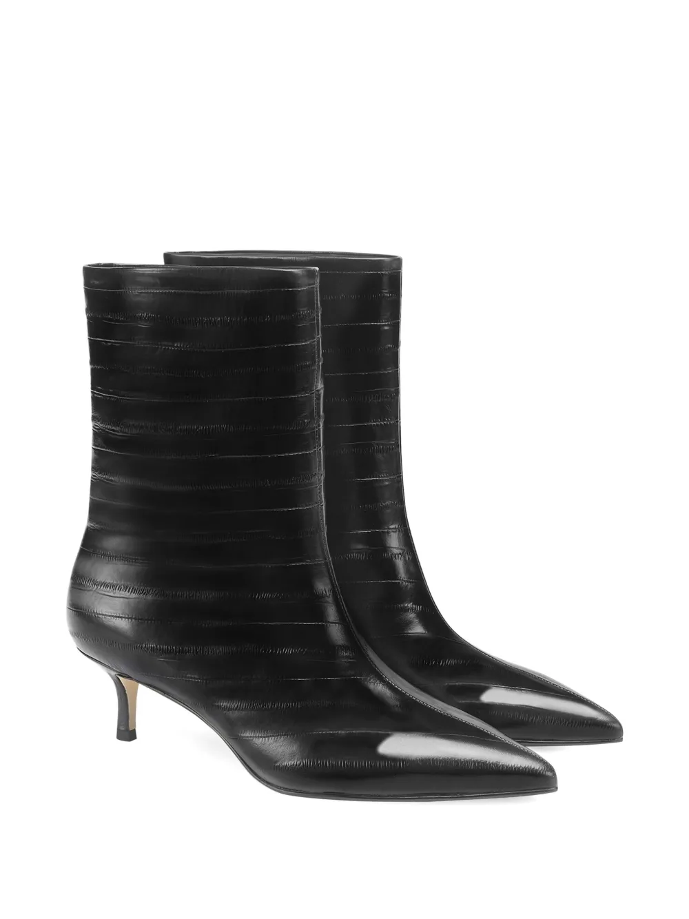 Potamy Knöchelhohe Lederstiefel In Black