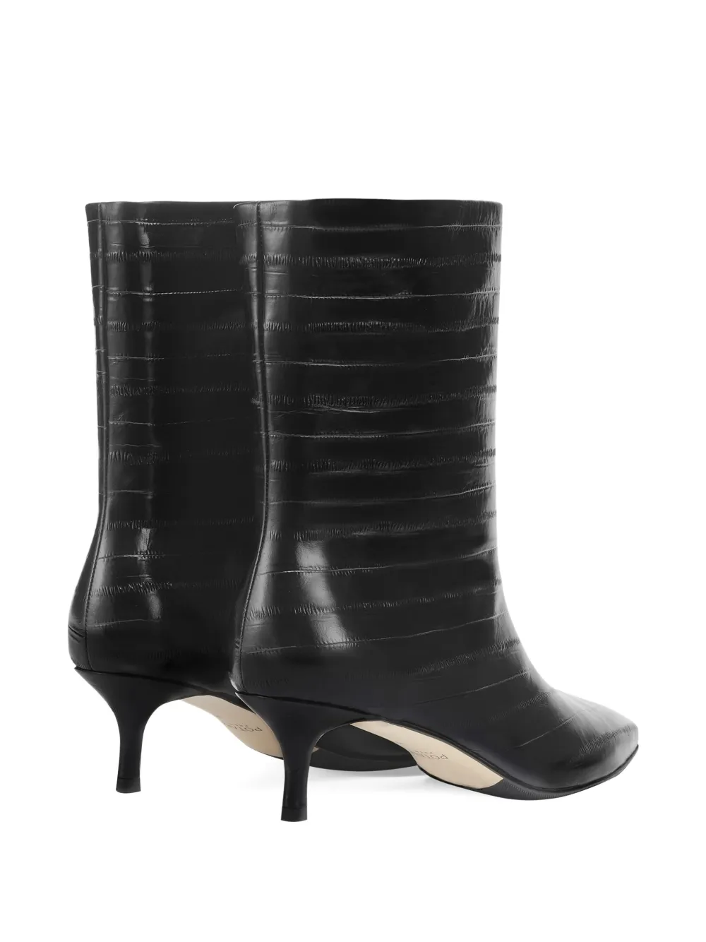 Potamy Knöchelhohe Lederstiefel In Black