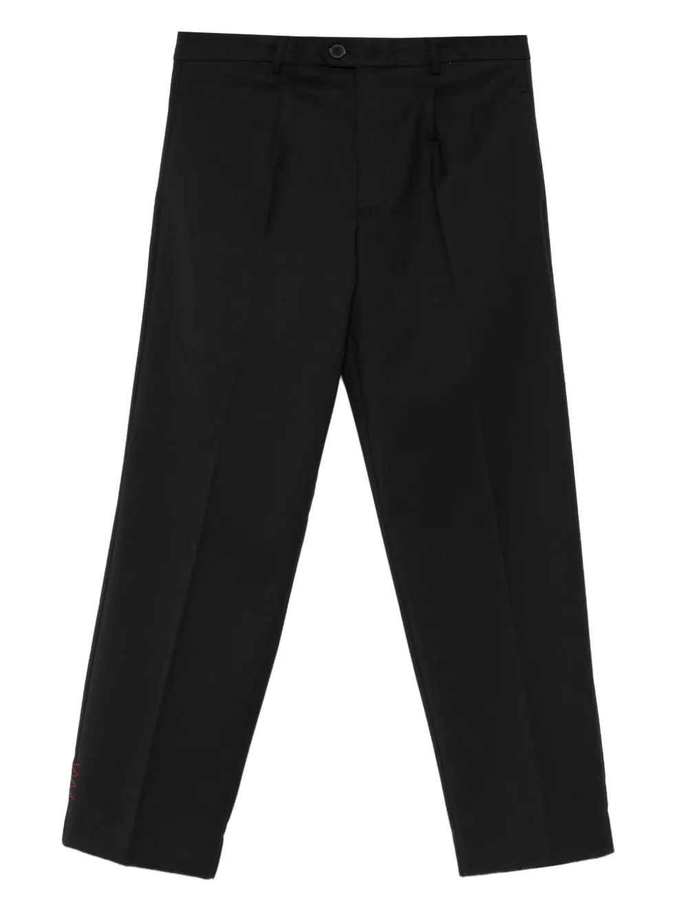 AMARANTO  Calça com vinco | Preto | Image 1