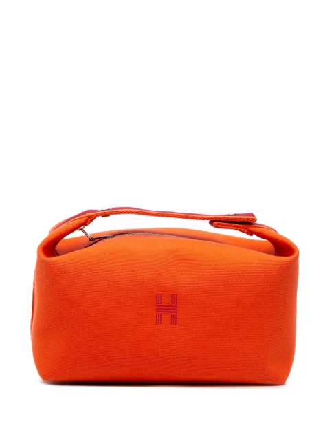 Hermès Pre-Owned 2021-2025 Large Canvas Bride A Brac Case vanity bag
