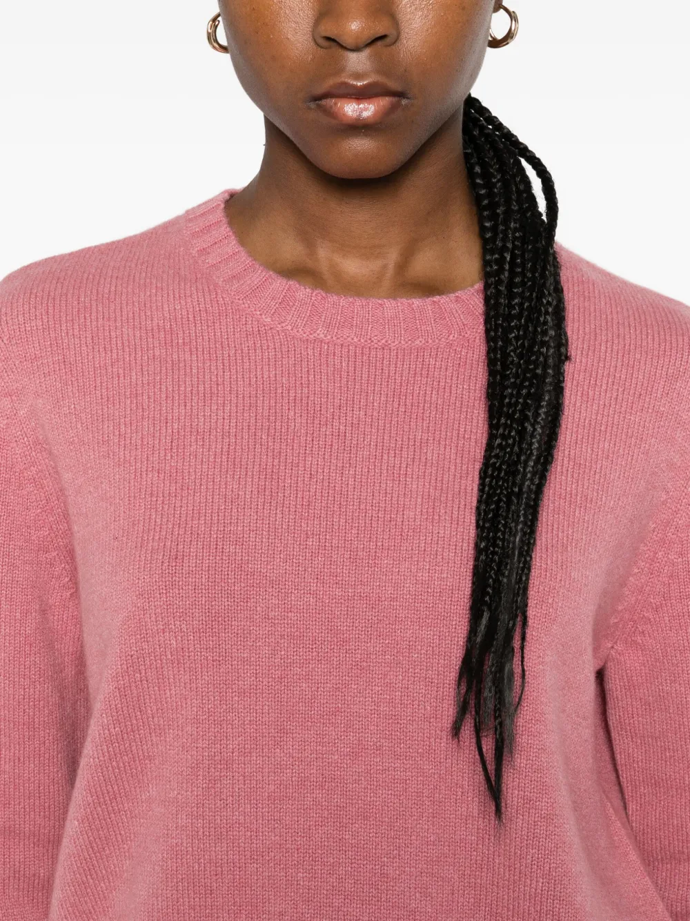 Be You Ribbed Sweater In Pink