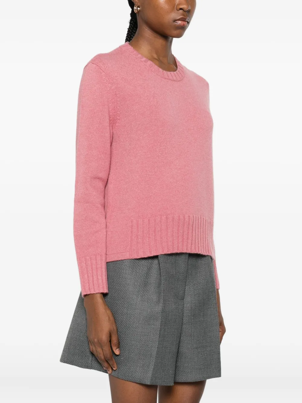 Be You Ribbed Sweater In Pink