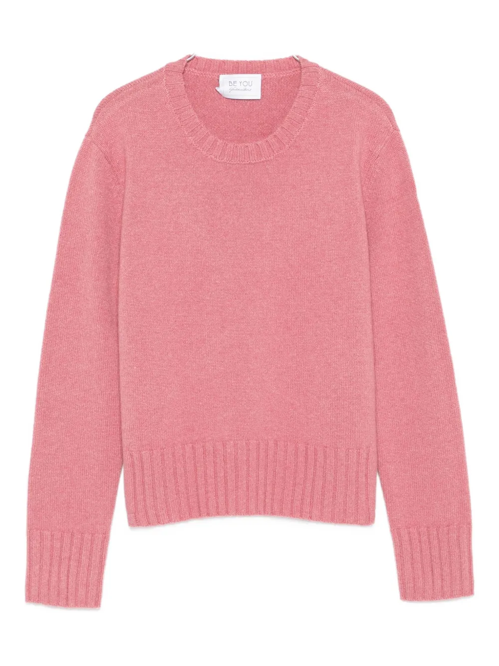 Be You Ribbed Sweater In Pink
