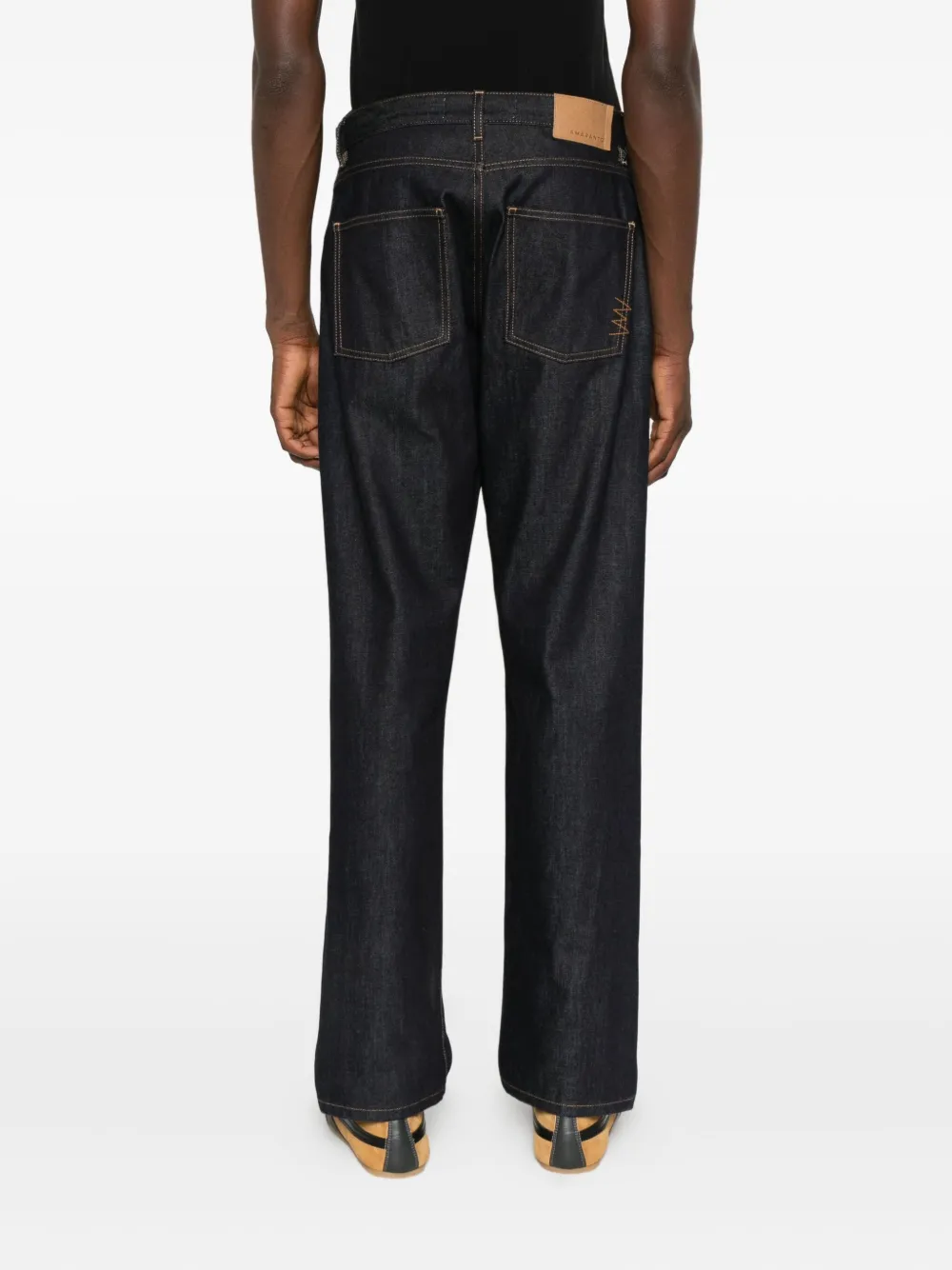 Amaranto Cotton Trousers In Black